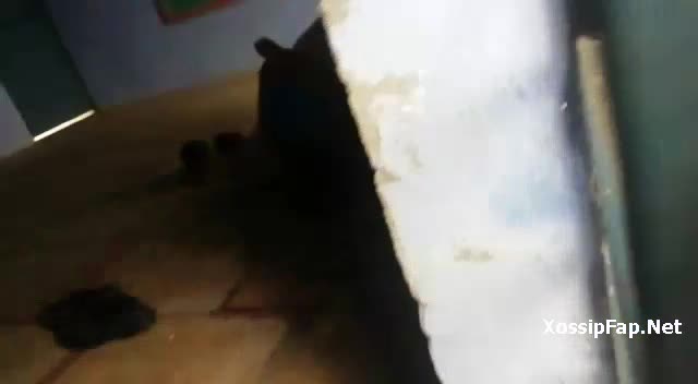 Couple caught fucking in a school building
