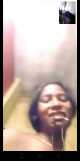 Cute village girl showing boobs and pussy on video call
